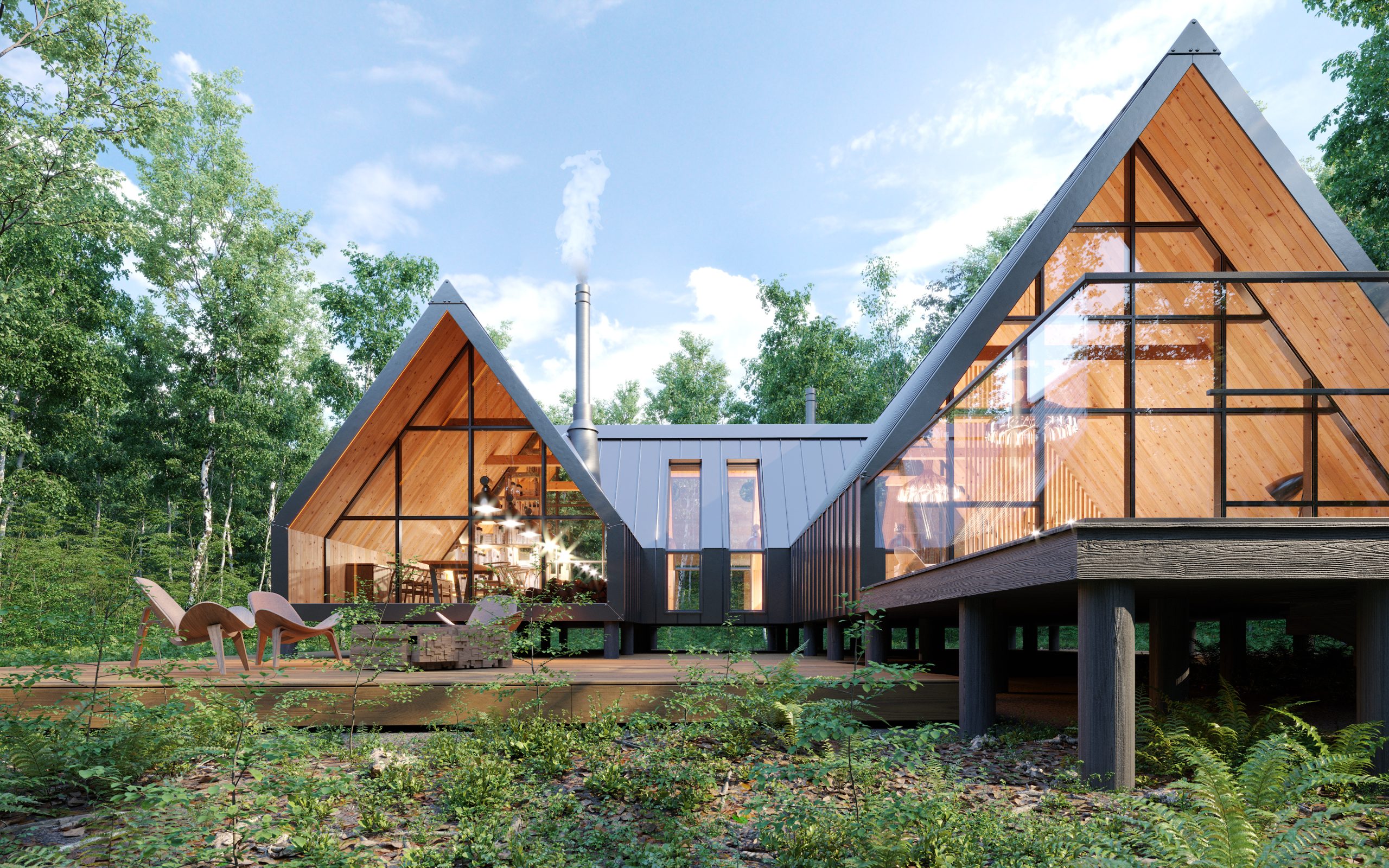 İç Anadolu'da: Bungalov Dağ Evleri 1 family house exterior forest scaled